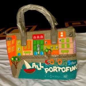 Colors from Portofino purse. Colorful bag for Mexico trip.